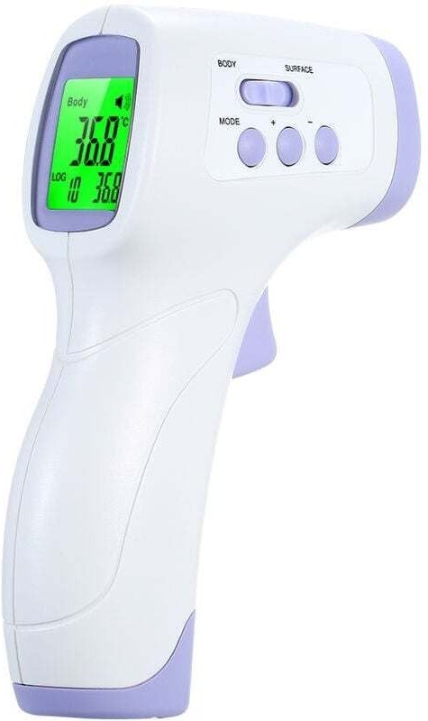 Berührungsloses digitales Infrarot-Thermometer, Lila -