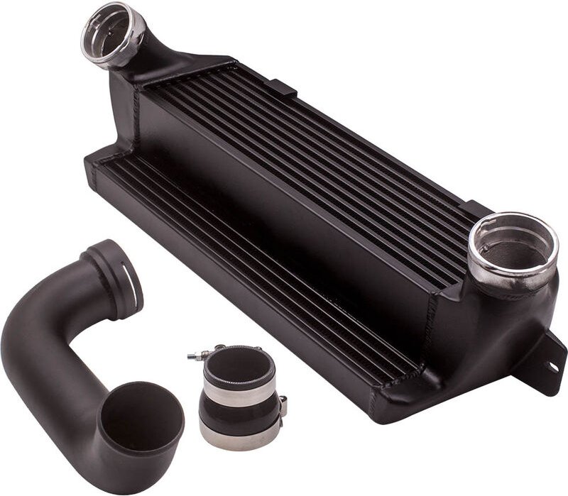 BFO - Ladeluftkühler + Turboschlauch for bmw 1er E82 E88 135i 3er E90 E91 E92 E93 335i 3.0L Single-turbo N55b30 Ladeluft...