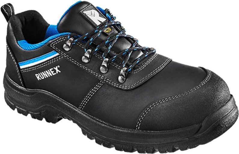 RUNNEX® 531345 RUNNEX® S3 ESD-Sicherheitshalbschuhe TeamStar schwarz/blau