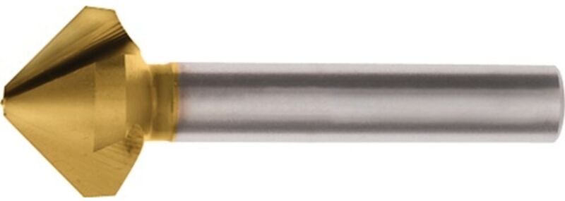 Kegelsenker DIN335C 90Grad D.12,4mm HSS TiN 3 Schneiden