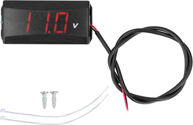 CHICIRIS Digitalvoltmeter – Multifunktional für Batterie- und Hochspannungsmessungen, Ideal für Motorräder, Automobile, ...