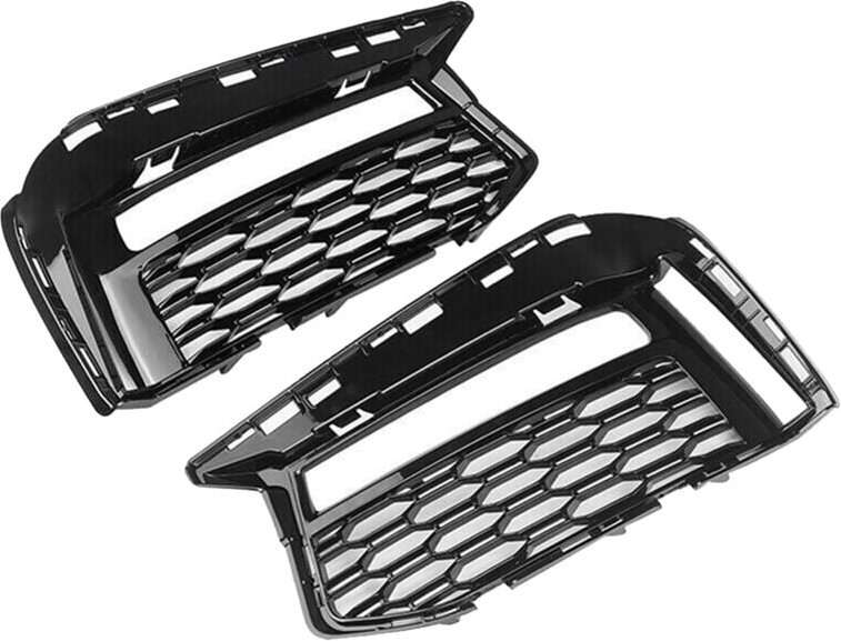 Tlily - 1 paar Front Lower Mesh Grille Nebel Licht Abdeckung Trim Air Intake 51118064963 51118064964 Für 5' G30 G31 17-2...