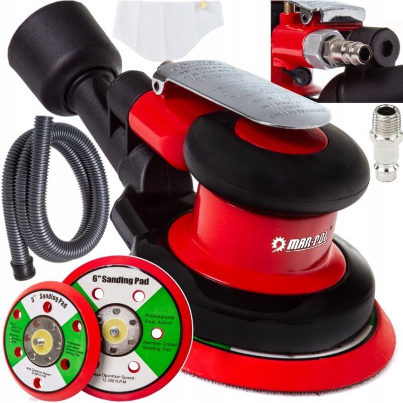 Exzenterschleifer 125+150mm Druckluftschleifer Schleifmaschine Poliermaschine