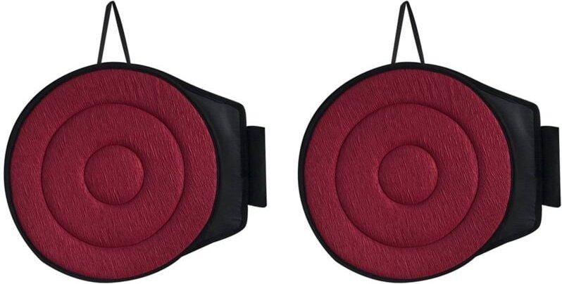 Tlily - 2 Stück 360° drehbares Sitzkissen, 15,7 Zoll Sitzkissen fürs Auto, Drehsitz für ältere Menschen für Zuhause, Bür...