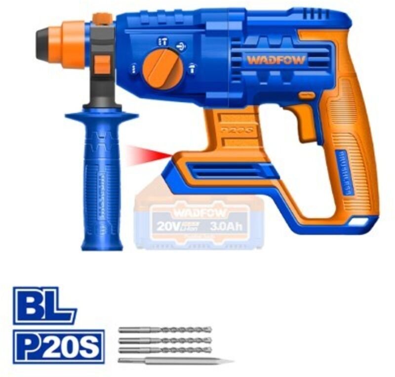 WADFOW 20 V 22 mm Akku-Bohrhammer, WADFOW.