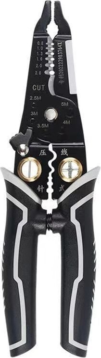 Tlily - Abisolierwerkzeug - 9-In-1-Drahtschneider, Abisolierer, Crimper, Kabelwerkzeug mit Abisolierfunktionen Verdrahtu...