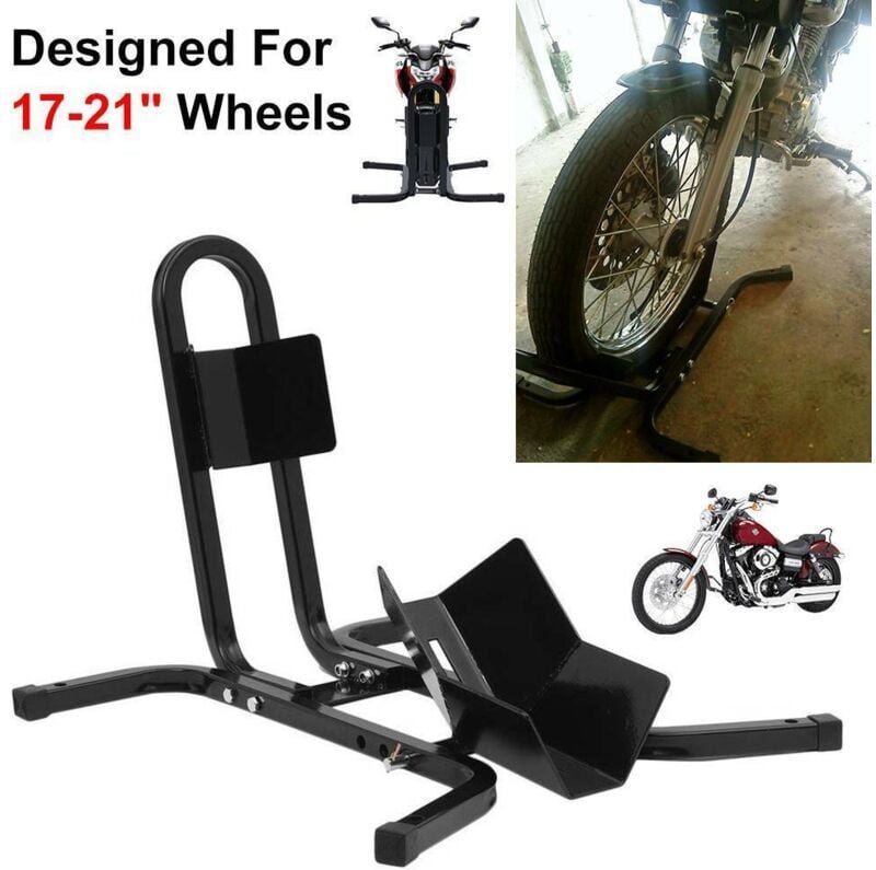 Trintion Motorradständer für Vorderrad und Hinterrad Verstellbare Motorradwippe für ReifengrößEn 17-21 Zoll MontagestäNd...