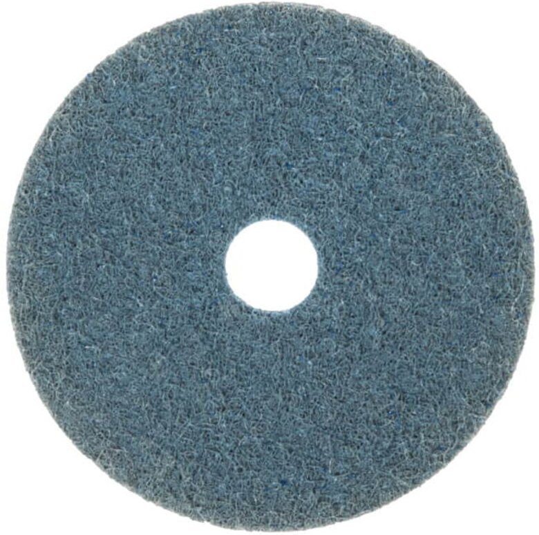 KLINGSPOR 320107 Vliesscheibe NDS 800 Ø 125 mm medium 100 rotbraun mit Zentrieru