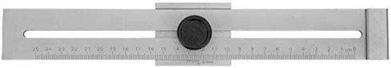 Trusquin de Traçage Métallique 0-250mm Précision 0.1mm Règle de Marquage Outil Professionnel