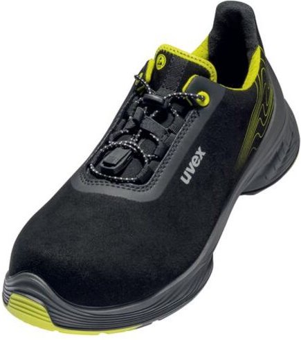 uvex 1 G2 Halbschuhe S2 schwarz, gelb Weite 14 Gr. 45