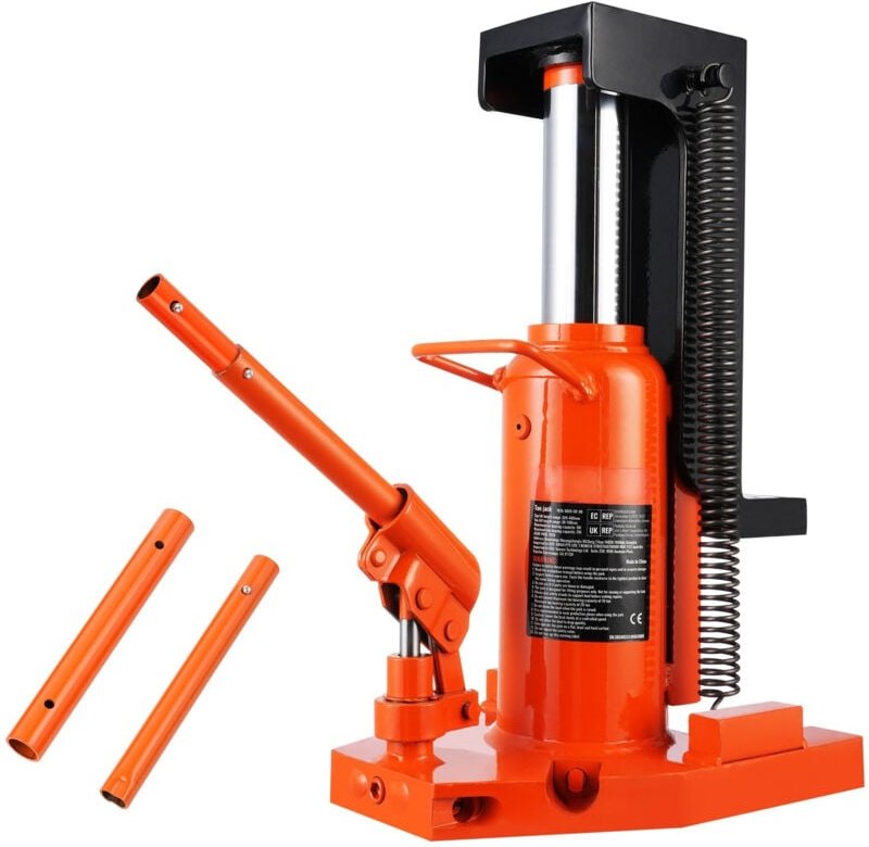 Mophorn - Hydraulikheber, 5 Tonnen einseitiger Heber, 10 Tonnen maximale Hubkapazität, 0,8-6,8 Zoll Zehenhöhe, 11,3-17,3...