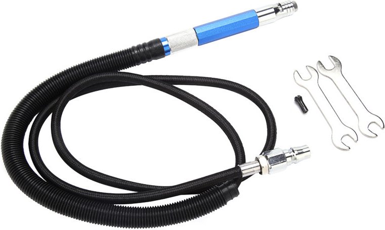 Mini-Druckluftschleifer blau für Gravuren, Winkelschleifer und Trennscheibe von 2,3 bis 3 mm