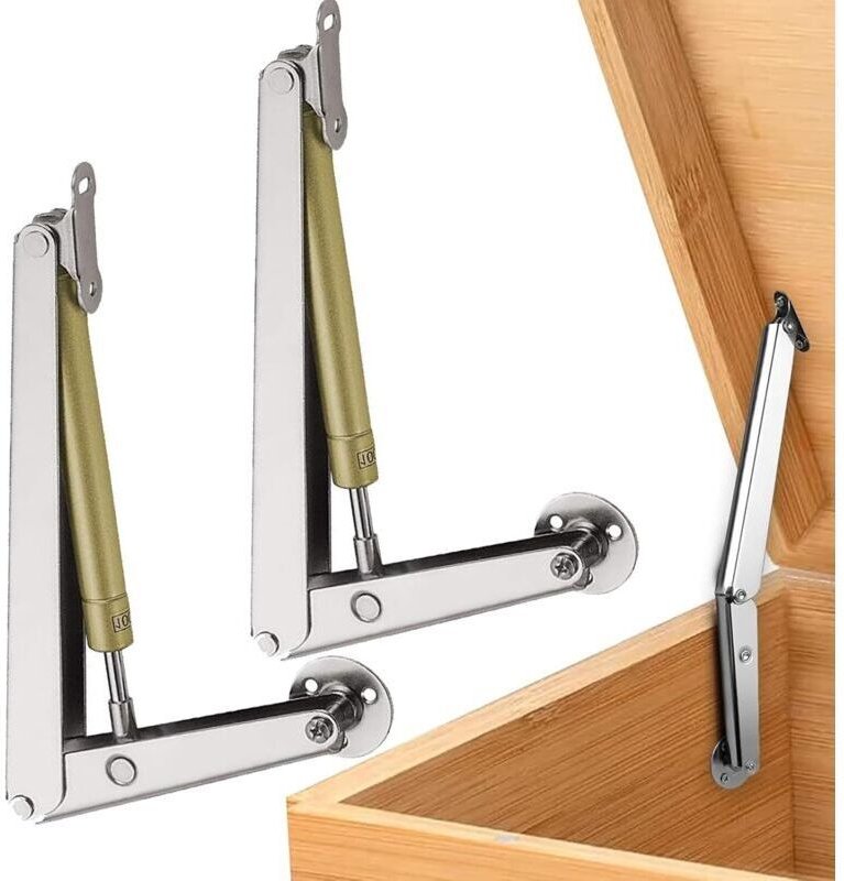 2 Stück Gasdruckfedern, 100 N pneumatischer Möbellift, Gasdruckfedern für Küchentüren, inklusive Schrauben zum Anheben v...