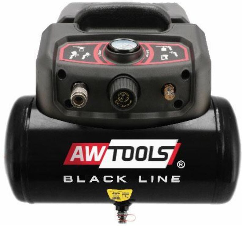 AWTOOLS AC6 Kompressor 6L 1,5 PS BLACK LINE