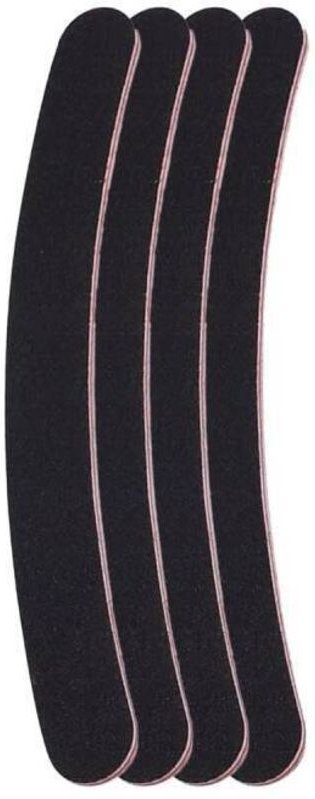 Nagelfeile, 4er-Set. Professionelle Nagelfeile, gebogene Nagelfeile, doppelseitige Nagelfeile, Bananennagelfeile zur Nag...