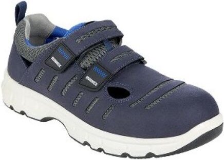 RUNNEX® 5177 Gr. 47 RUNNEX® S1P-ESD-Sicherheitsklettsandalen FlexStar blau/weiß/
