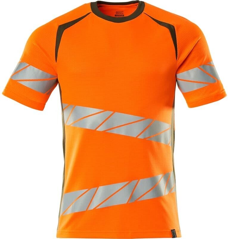 Mascot Warnschutz Premium T-Shirt ACCELERATE SAFE 19082-771 Gr. 5XL hi-vis orange/moosgrün