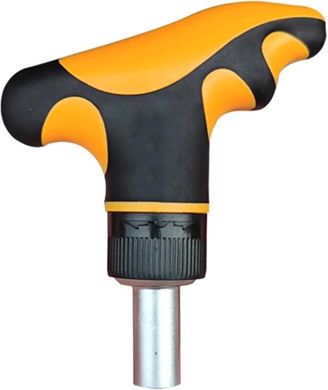 CCYKXA T-Schraubendreher-Set, Ratschenschraubendreher für den Haushalt, Komfort-Bit für Elektriker, Handwerkzeug
