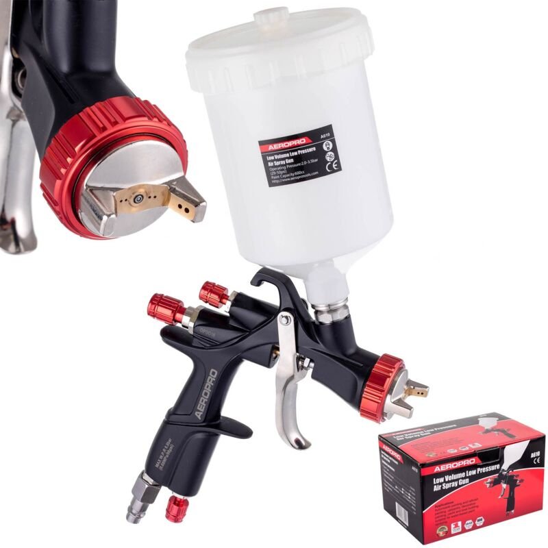 Lvlp-Lackierpistole, 1,7 Mm Düse, Oberer Tank, 600 Ml, Lackierung