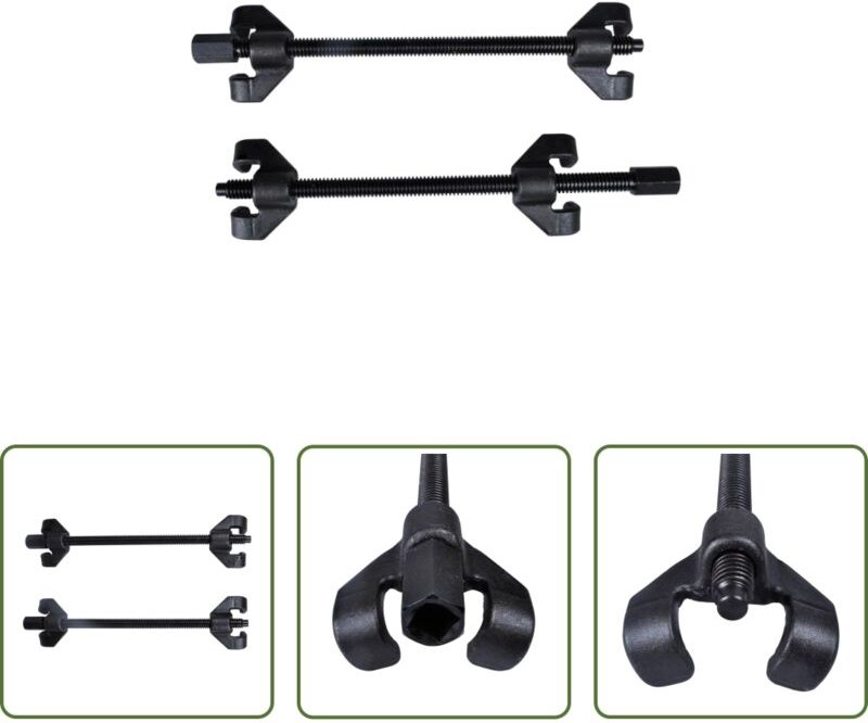 Schraubenfedern entfernen - Federspanner Set, 2- tlg. 90-370mm Auto Tuning Tieferlegung