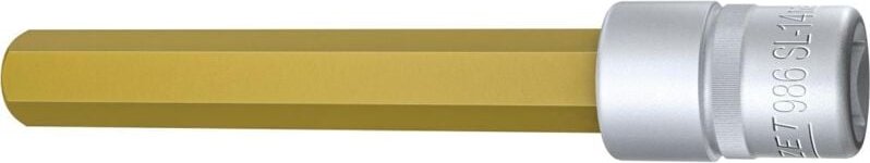 HAZET Schraubendreher-Steckschlüsseleinsatz 986SL-14, Vierkant hohl 12,5 mm (1/2 Zoll), Innen-Sechskant Profil, 14 mm