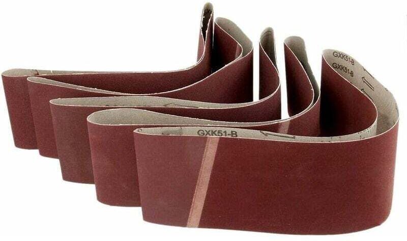 5er-Set Schleifbänder 100 mm x 915 mm - Körnung 240 - lkbd