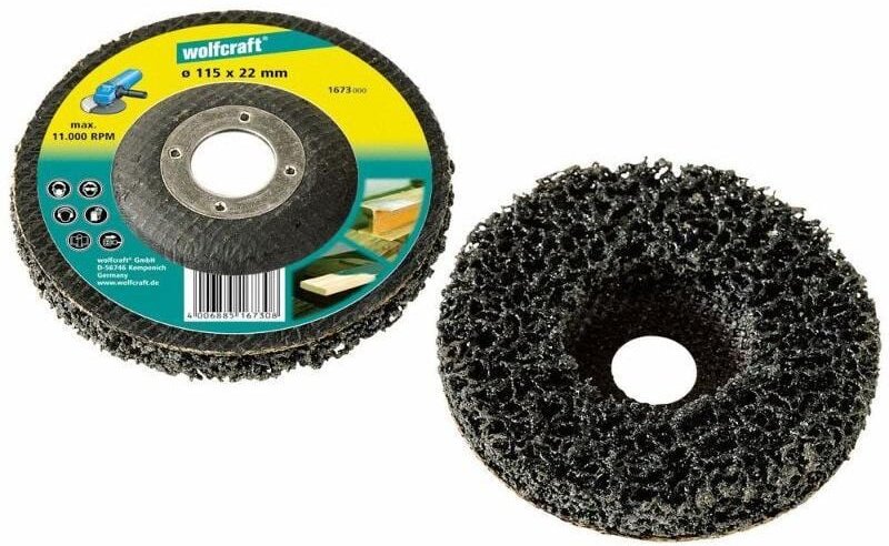 Wolfcraft - 1 Universal-Reinigungsscheibe ws Ø125mm - 1672000