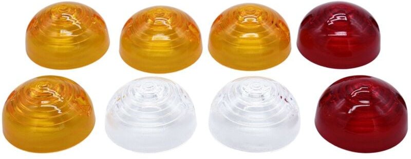 Tlily - 8 StüCke RüCk Licht Seiten Lampe Linse Kit Indicator für Auto Styling