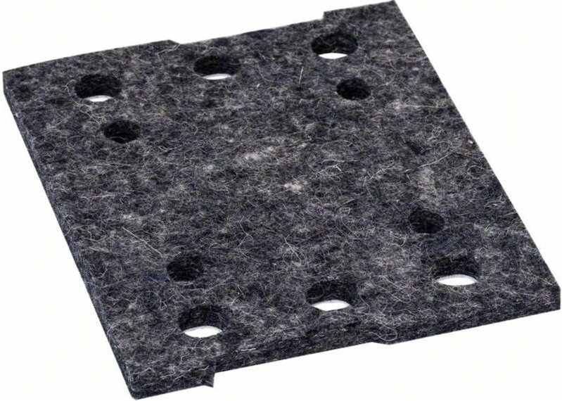 Schleifplatte, 110 x 100 mm, mit Filz, für Exzenterschleifer - Bosch