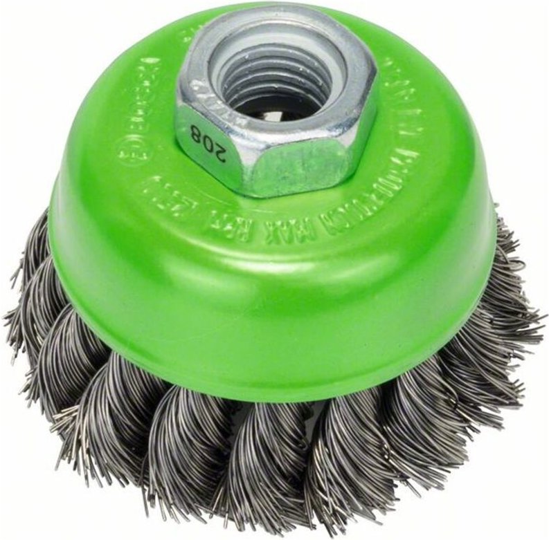 Bosch - pro Stainless Steel heavy Topfbürste, 65 x 0,35 mm, Gewinde