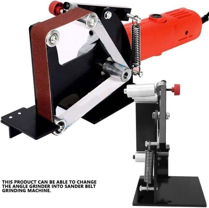 Bandschleiferzubehör, 50 mm breiter Bandschleiferaufsatz, Poliermaschine mit Adapter zum Polieren und Schleifen von Holz...