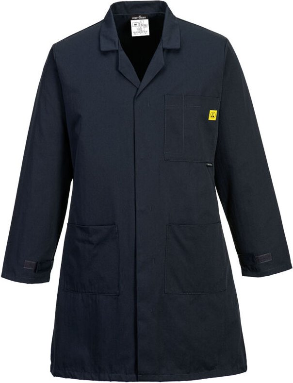 Antistatische Esd-Bluse - Größe XS - Marine - Portwest