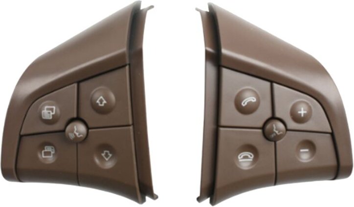 Tlily - Auto-Lenkrad-Steuerschalter, 4 Tasten, für W164 ml b/r- 2006-2009, W251, Hauptknopf,