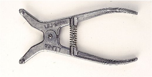 Ulmia - Spannzange (Spreizzange), aus Leichtmetall-für gezieltes Ansetzenrobust