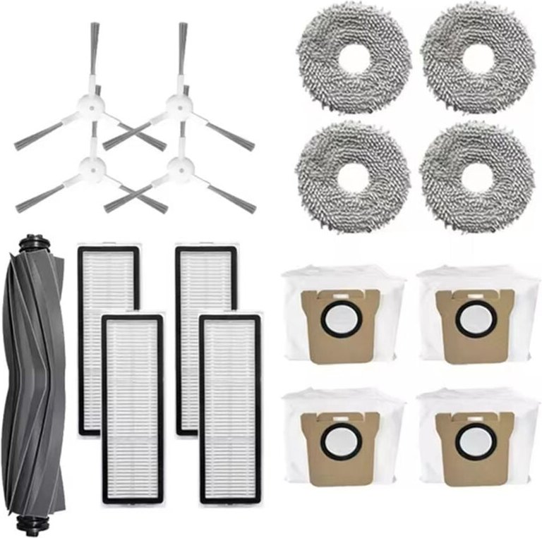 Für Bot L10s Pro, Seitenbürste, Abdeckung, Filter, Wischlappen, Staubbeutel