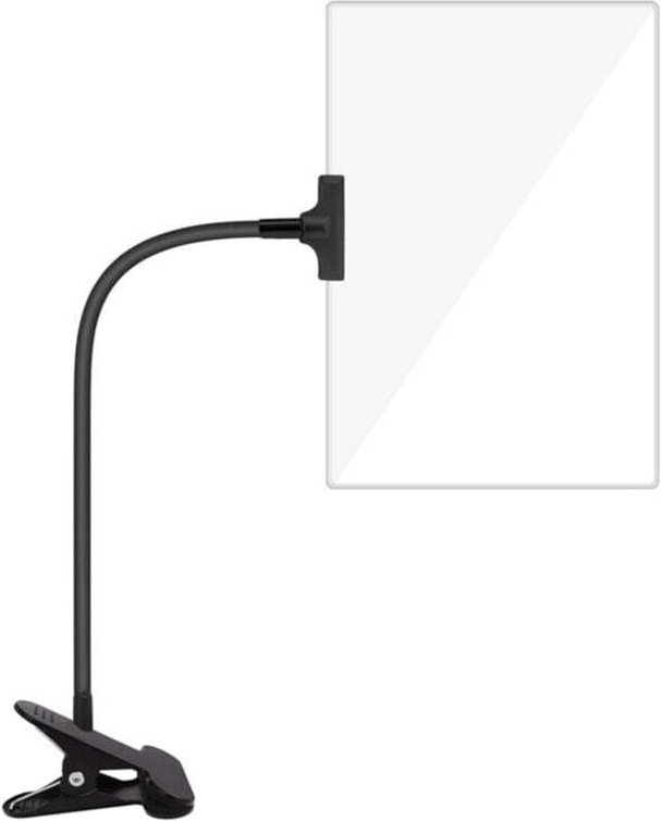 5-fache Vergrößerungslinse mit Klemme, 6 x 3,5 Zoll verstellbarer, flexibler Schwanenhals, zum Aufclipsen