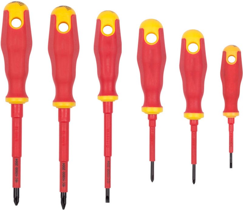 Satz mit 6 isolierten Schraubendrehern 1000 V krt400202 Kreator