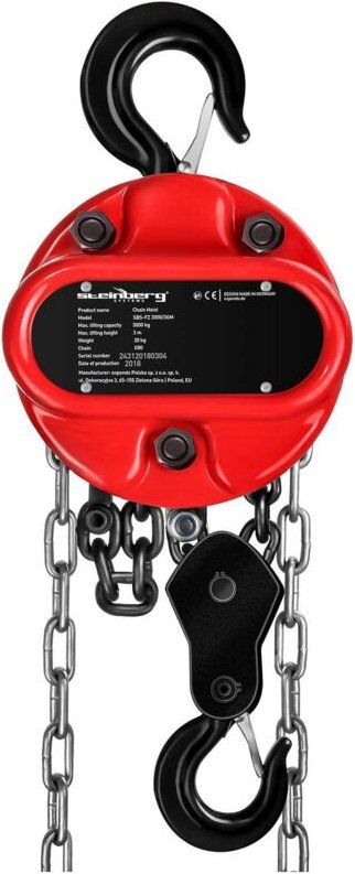 Windenkettenwinde Kettenzug 3 T / 3 m