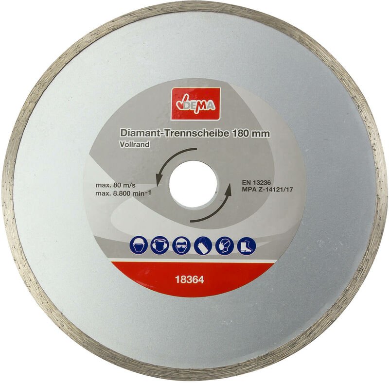 Diamant Trennscheibe Segmentrand Vollrand Turborand 115, 125, 180, 230 mm