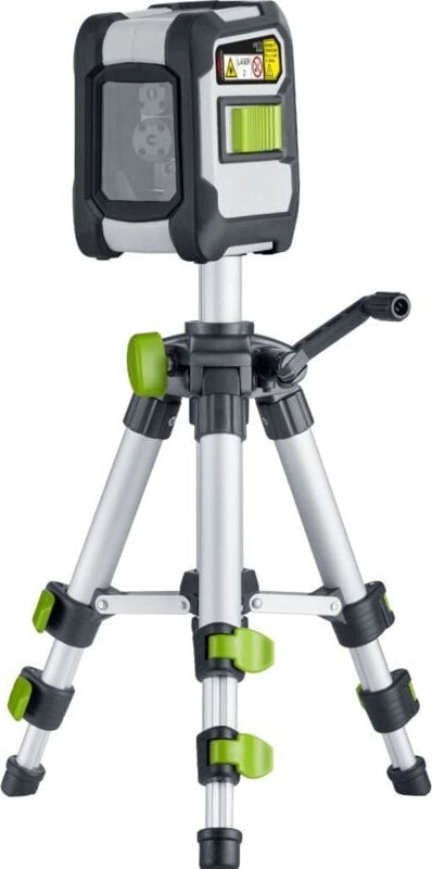 Laserliner Kreuzlinien-Laser CompactCross-Laser Pro + Kurbelstativ + PerfectPro Gehörschutz H-30 mit Bluetooth