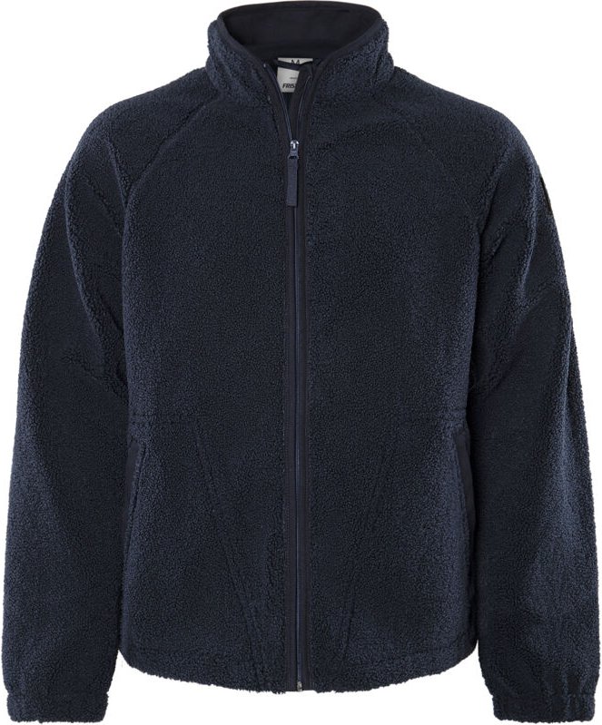FRISTADS 300261-544 Copper Webpelz-Fleecejacke Gr.XS Dunkelmarine