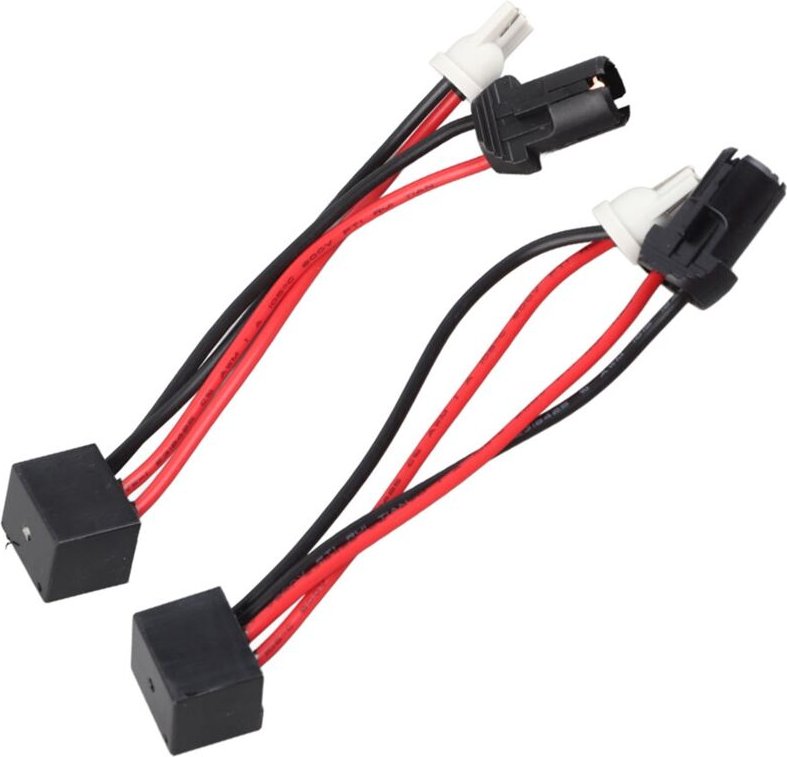 2 Stück T10 LED-Warnlampen-Entferner T10 LED-Decoder für Importfahrzeuge Integrierter Eckstecker LED-Warnleuchte leuchte...