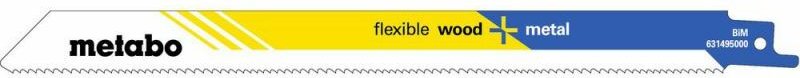 631495000 5 Säbelsägeblätter Holz+Metall225 5 St. - Metabo