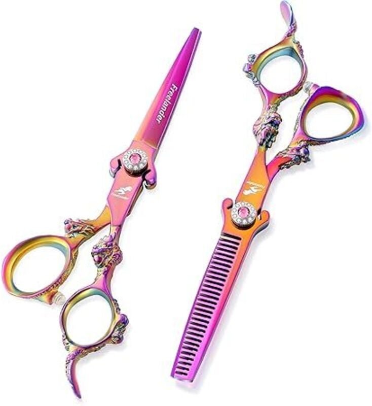 6-Zoll-Haarschneideschere, Friseurschere, professionelle Friseurschere, Friseurscheren-Set, Ausdünnschere