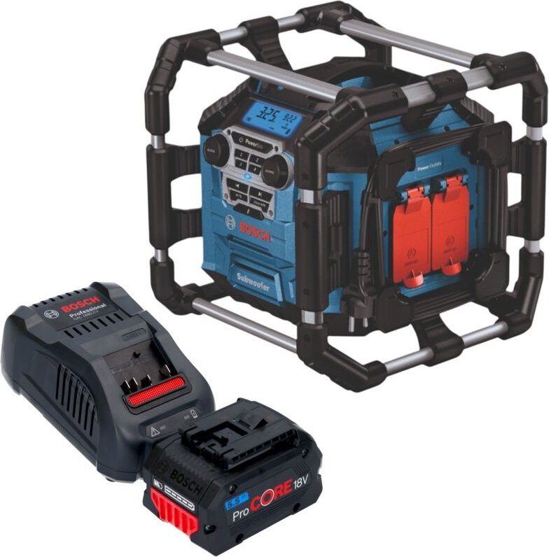 Bosch GPB 18V-5 C Professional Akku Radio 18 V Bluetooth + 1x ProCORE Akku 5,5 Ah + Ladegerät