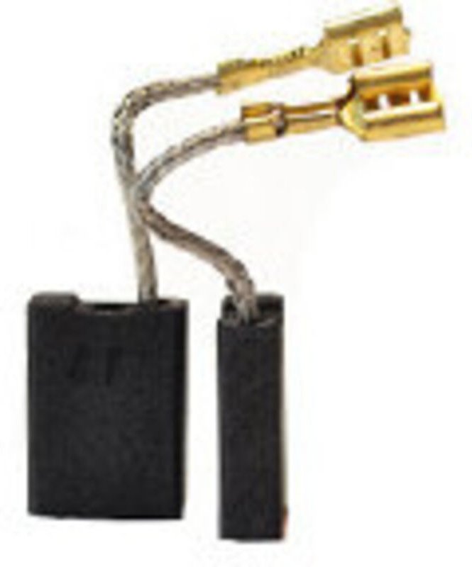 Set aus 2 anpassbaren Kohlen für Bosch, Hilti. Abmessungen: 6,3 x 16 x 22 mm.