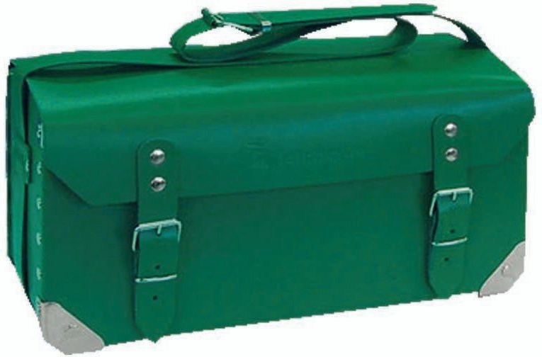 Ferrari Srl - Klempnersäcke grün Tasche cm.46,5x18,5x18