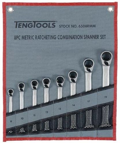 Tengtools - Ratsche Kombischlüssel Set 6508RMM 167150101