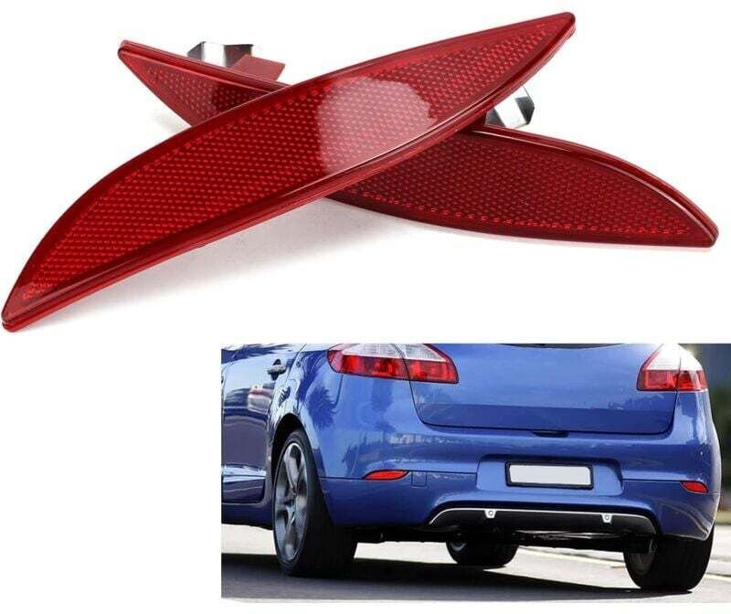Stoßstangenreflektor, Reflektorstreifen für die hintere Stoßstange links und rechts 265600004R Passend für Megane MK3 20...