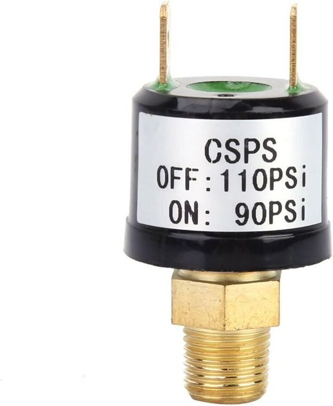 Druckregelschalter, Hochleistungs-Luftkompressorventil, Kompressordruckanschluss, automatische Einschaltung 90–110 PSI f...